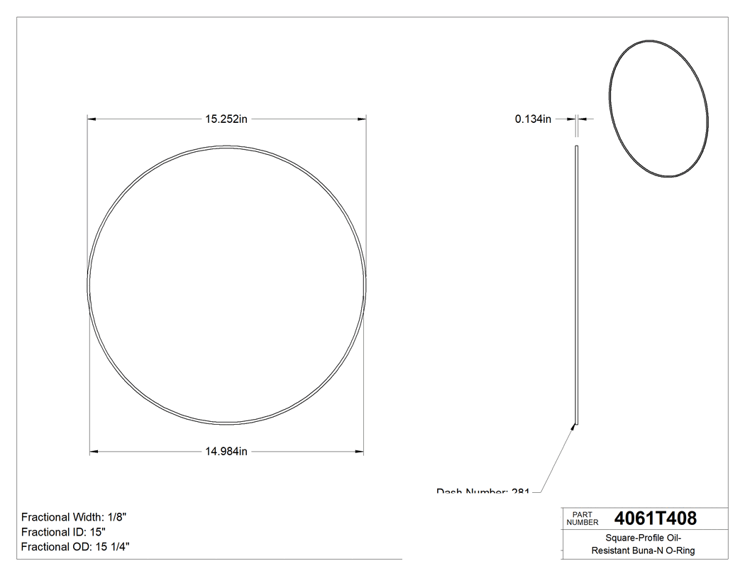 Technical drawing - 4061T408